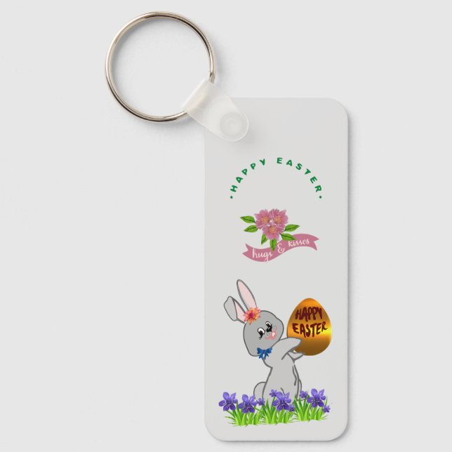 Porte-clés lapin de Pâques (Recto)