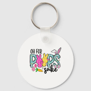 Porte-clés Lapin de Pâques drôle impression Gles Joyeuses Pâq