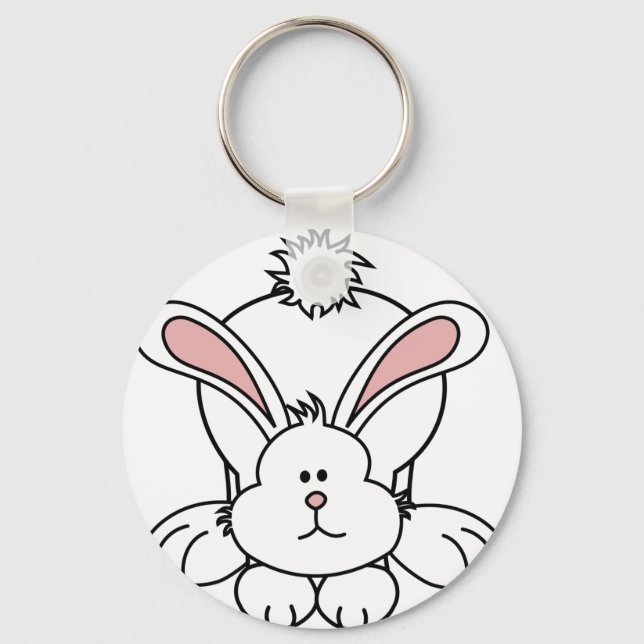 Porte-clés Lapin mignon lapin (Recto)