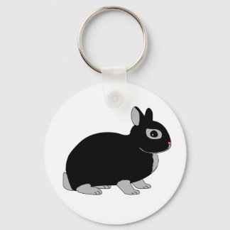 Porte-clés Lapin nain du Pays-Bas