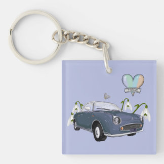 Porte-clés Lapis Grey Figaro key chain