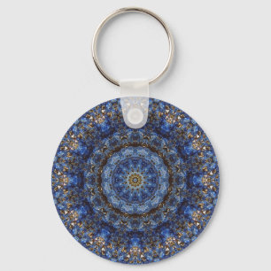 Porte-clés "Lapis Lazuli Laminate" Mandala porte - clé