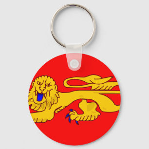 Porte-clés L'Aquitaine, drapeau de la France