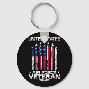 Porte-clés L'armée de l'air américaine vétérans 4 juillet T-s