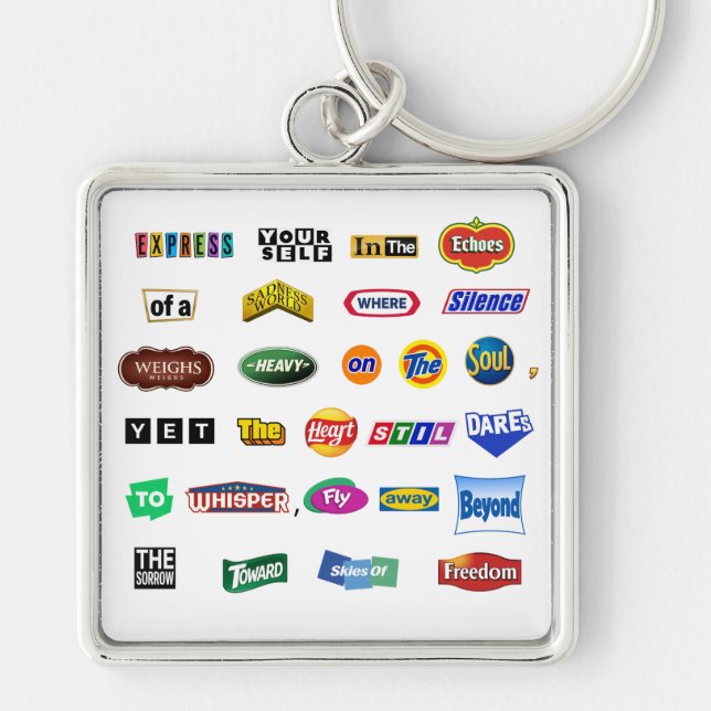 Porte-clés L'Art des Logos (Devant)