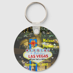 Porte-clés Las Vegas épousant la vue de bande