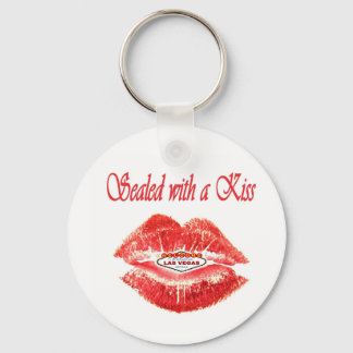 Porte-clés Las Vegas scellé avec un Porte - clé de baiser