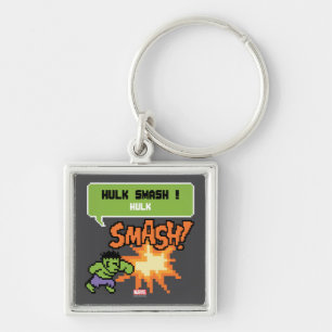 Porte-clés L'attaque de Hulk 8Bit - Hulk écrase !
