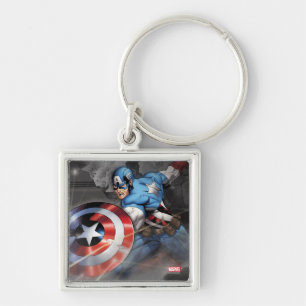 Porte-clés L'attaque du capitaine America en déroute
