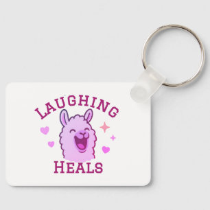 Porte-clés Laughing Heals Cute Llama Porte - clé