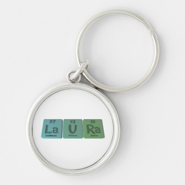 Porte-clés Laura en tant que radium d'uranium de lanthane (Devant)