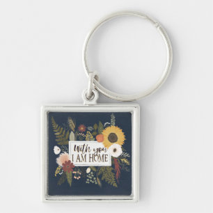 Porte-clés L'automne III Romance avec vous je suis maison
