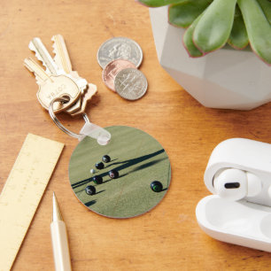 Porte-clés Lawn Bowls Close Call, Key Ring