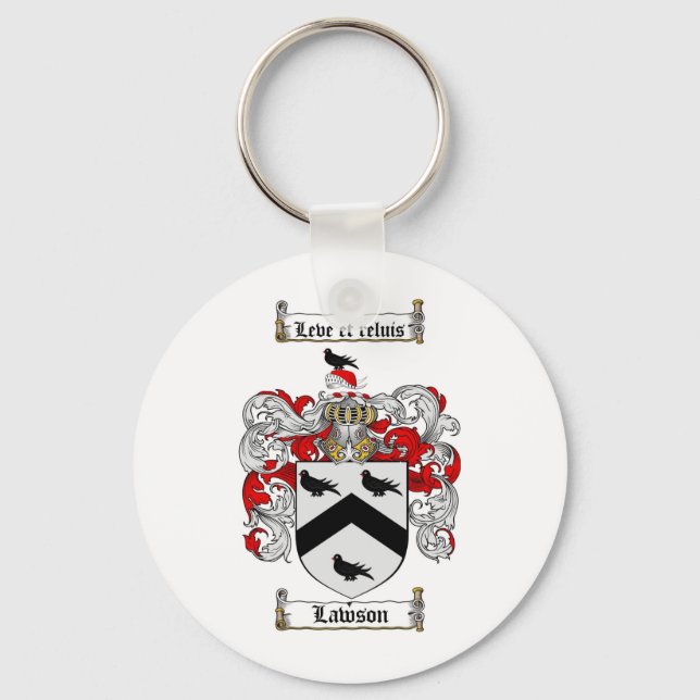 PORTE-CLÉS LAWSON FAMILLE CREST - LAWSON COAT D'ARMES (Recto)