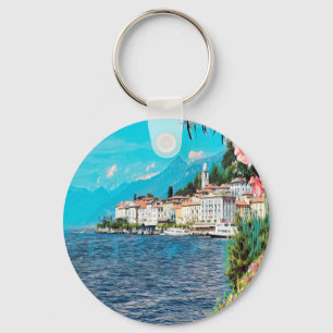 Porte-clés ldp BELLAGIO - Lac de Côme -