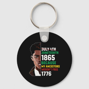 Porte-clés Le 4 Juillet 1865 Parce Que Mes Ancêtres Étaient