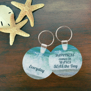 Porte-clés Le bonheur arrive en WAVES Seas Day