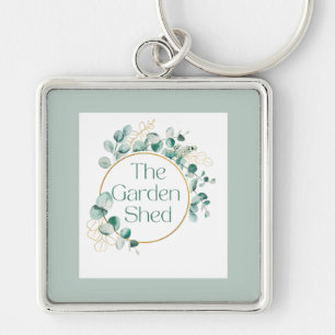 Porte-clés Le Café du Jardin, Cadeau de Verdure Botanique