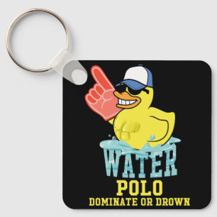 Porte-clés Le canard en caoutchouc de Water Polo Dominent ou 