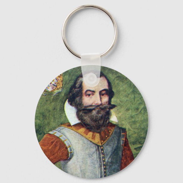 Porte-clés Le capitaine John Smith Jamestown Colony (Recto)