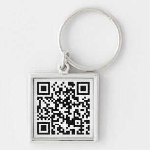 Porte-clés Le carte de visite moderne de code de QR