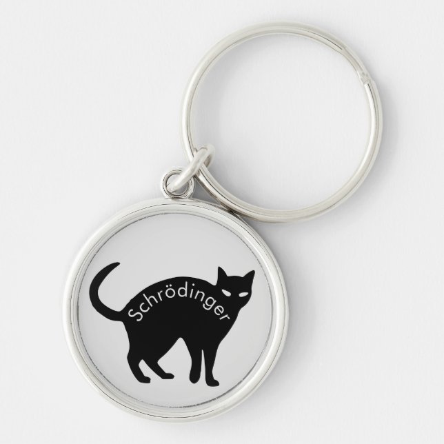 Porte-clés Le chat de Schrödinger (Devant)