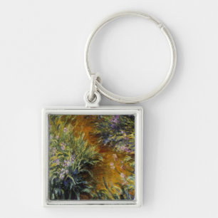 Porte-clés Le chemin à travers les Irises