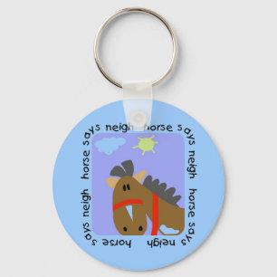 Porte-clés Le cheval indique des T-shirts et des cadeaux d'he