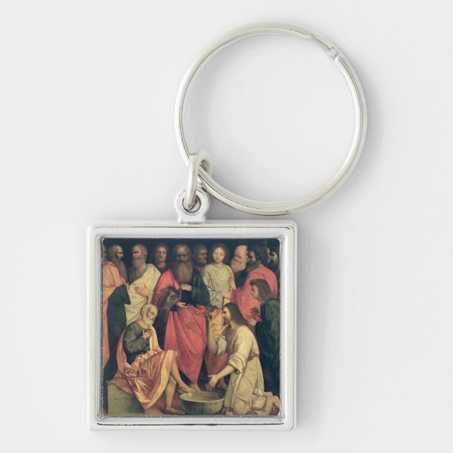 Porte-clés Le Christ lavant les pieds des disciples (Devant)