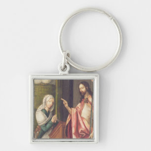 Porte-clés Le Christ le rédempteur bénissant une femme