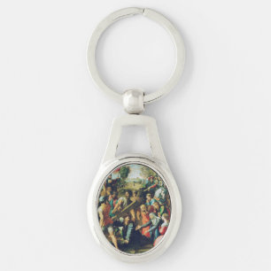 Porte-clés Le Christ tombant sur le chemin du Calvaire