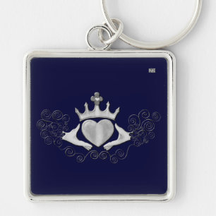 Porte-clés Le Claddagh (Argent)