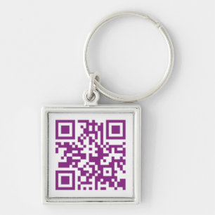 Porte-clés Le code de QR a basé le porte - clé