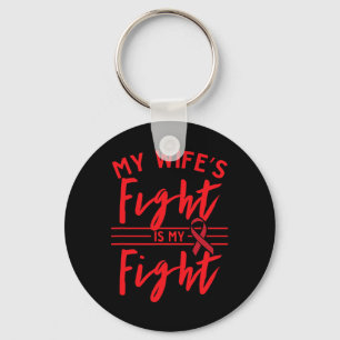 Porte-clés Le combat de ma femme est mon combat Sensibilisati