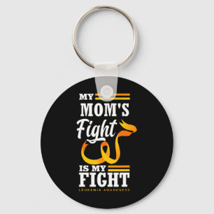 Porte-clés Le combat de ma mère est mon combat Fille Leukemia