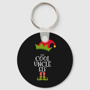 Porte-clés Le Cool Oncle Elf Correspondant Famille Groupe Cad