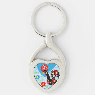 Porte-clés Le coq portugais de Barcelos