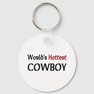 Porte-clés Le cow-boy le plus chaud du monde