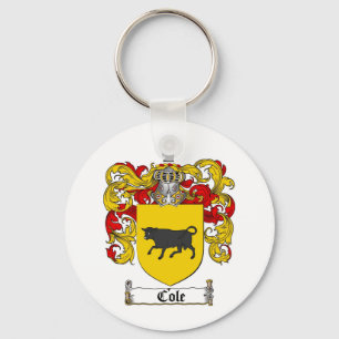 PORTE-CLÉS LE CREST DE FAMILLE DE COLE - MANTEAU DE COLE DES