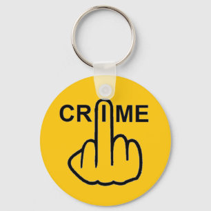 Porte-clés Le crime porte - clé est criminel