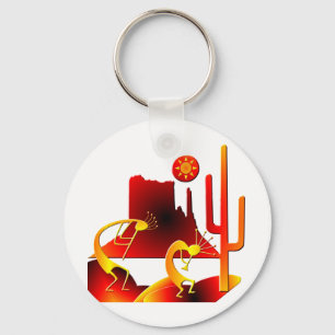 Porte-clés Le désert Kokopelli