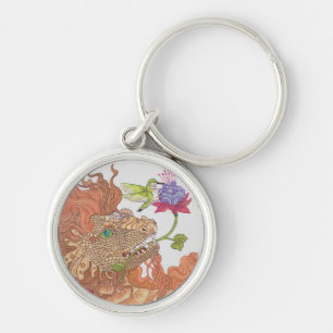 Porte-clés Le dragon des trésors de la nature