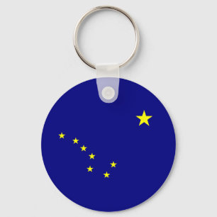 Porte-clés Le drapeau de l'Alaska