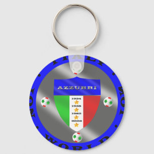 Porte-clés Le football de l'Italie