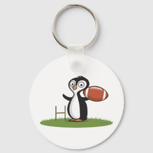 Porte-clés Le football de pingouin