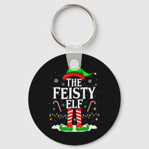 Porte-clés Le Frisme Elf Xmas Funny Matching Family Group Ch