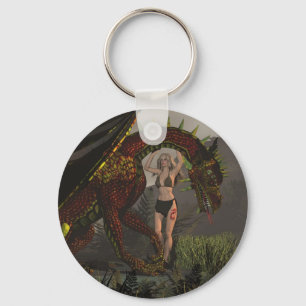 Porte-clés Le gardien du dragon