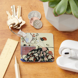 Porte-clés Le Grand Décolletage par George Barbier, Art Déco