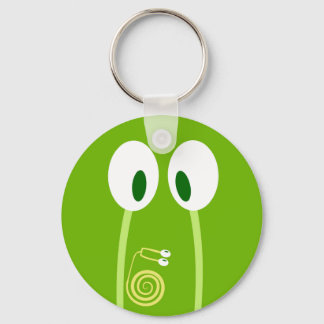 Porte-clés Le il boit escargot il est monté par les antennes