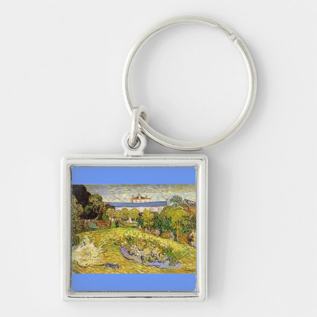 Porte-clés Le jardin de Daubigny par Vincent van Gogh (Devant)